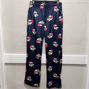Men's Basic Resource Navy Santa Drinking Beer Pajama Pants Small